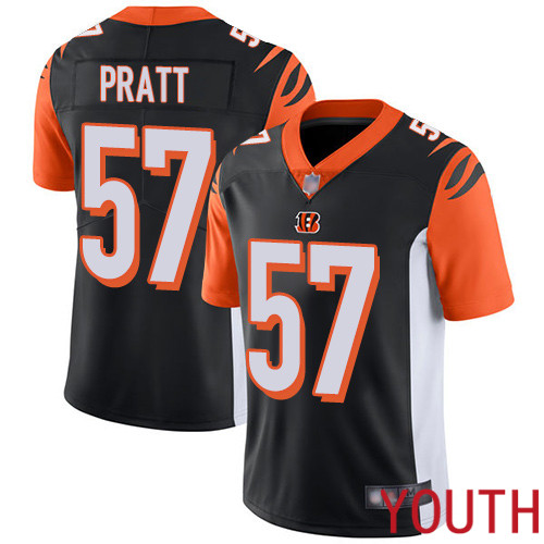 Cincinnati Bengals Limited Black Youth Germaine Pratt Home Jersey NFL Footballl #57 Vapor Untouchable->cincinnati bengals->NFL Jersey